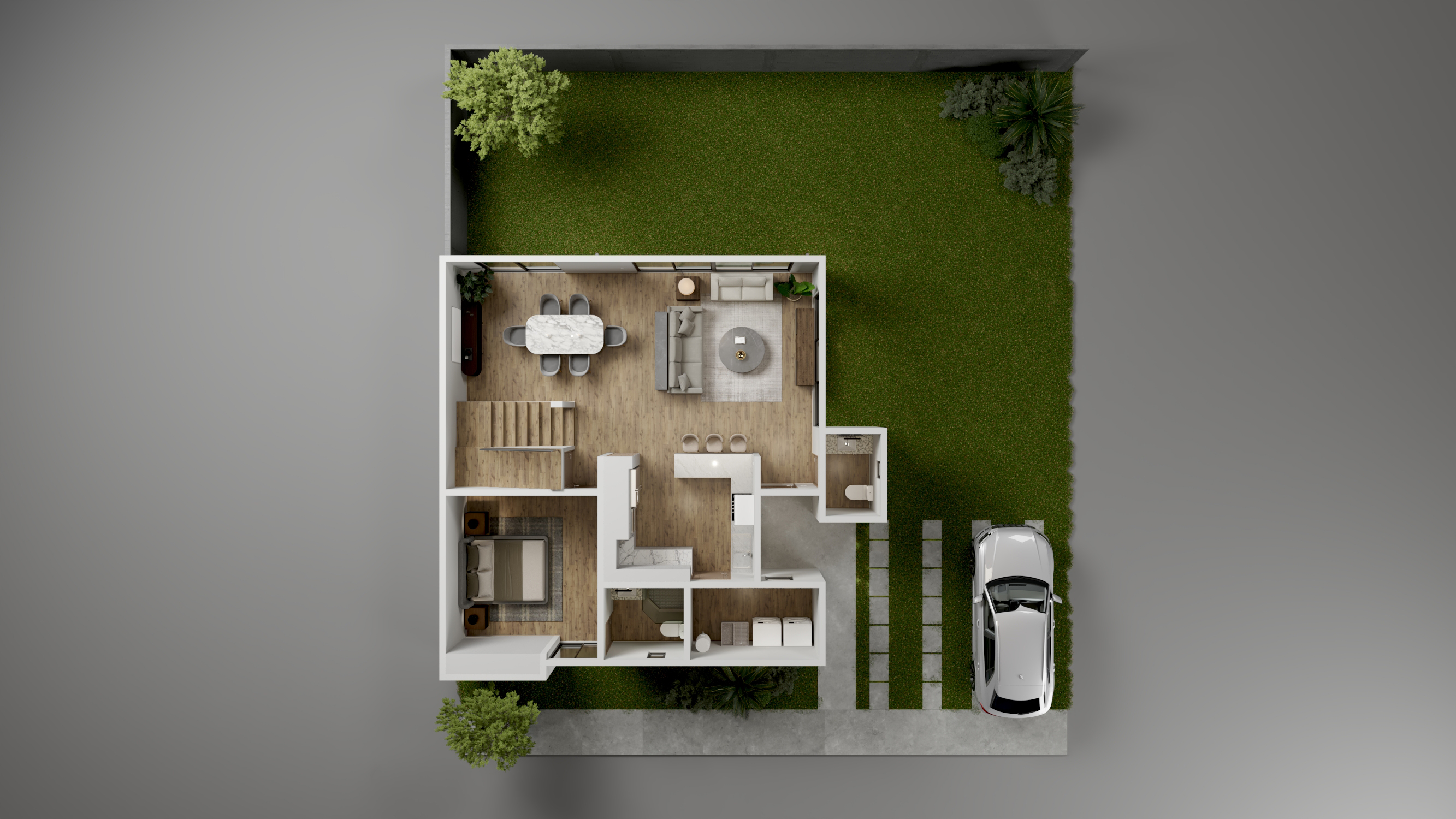 Planta tipo Azanza — Planta baja